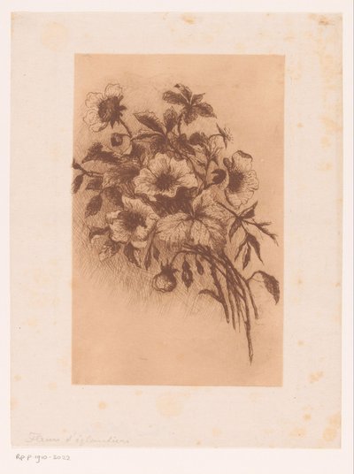 Blomster af Louise Elsen (attributed to)