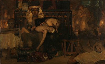 Faraos førstefødte søns død Faraos førstefødte søns død af Lourens Alma Tadema
