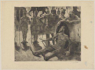 Alexander og Diogenes af Lovis Corinth