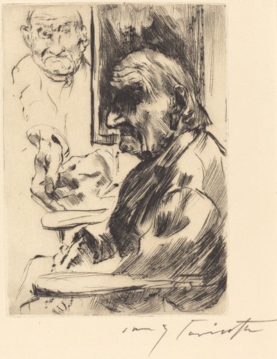 Alter Mann Old Man, 1916. af Lovis Corinth