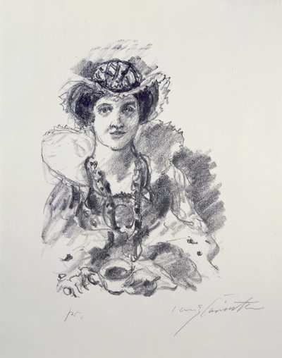 Anne Boleyn under turneringen af Lovis Corinth