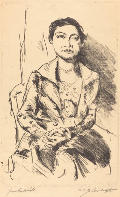 Anneliese Halbe af Lovis Corinth