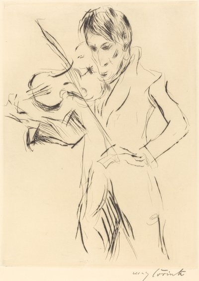 Portræt af Andreas Weissgaerber, 1919. af Lovis Corinth