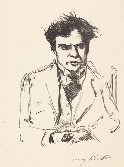 Portræt af Joseph Schwarz (Portrait of Joseph Schwarz) af Lovis Corinth