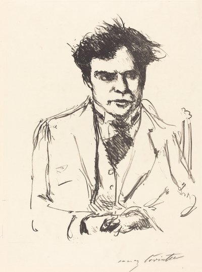 Portræt af Joseph Schwarz Portræt af Joseph Schwarz, 1916. af Lovis Corinth