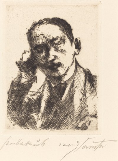 Portræt af K.S. Portræt af KS, 1920. af Lovis Corinth