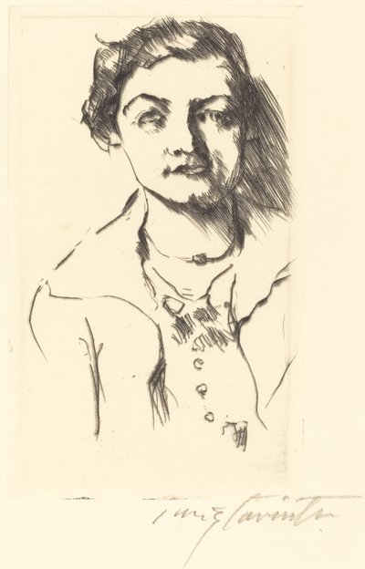 Portræt af en ung kvinde — Anneliese Halbe af Lovis Corinth