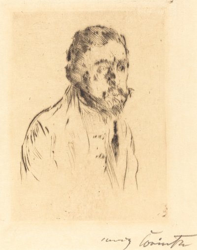 portrætstudie H. St. Portrætstudie af H. St., 1920. af Lovis Corinth