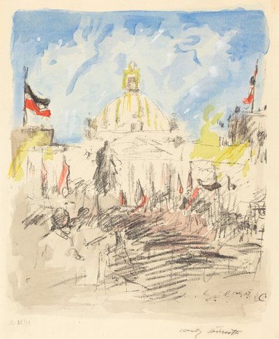 Bismarck-fest (fejring til ære for Bismarck) af Lovis Corinth