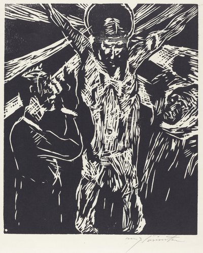 Kristus på korset (Korsfæstelsen) af Lovis Corinth