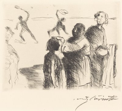 The Gastmahl of Trimalchio: pl. II (Trimalchio-banketten: pl. II) af Lovis Corinth
