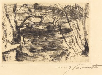 Der Neue See The New Lake, 19201921. af Lovis Corinth