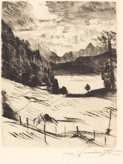 Der Walchensee (The Walchensee) af Lovis Corinth