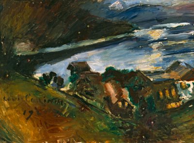 Walchensee i måneskin af Lovis Corinth