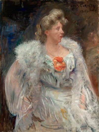 Sangerinden Frieda Halbe af Lovis Corinth