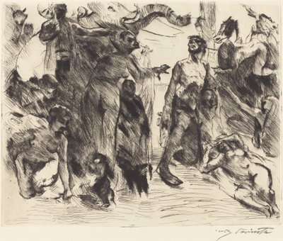 Sankt Anthonys fristelse, 1919. af Lovis Corinth