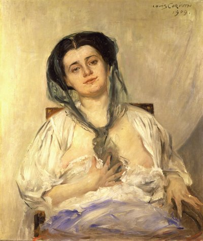 Gravid kvinde af Lovis Corinth