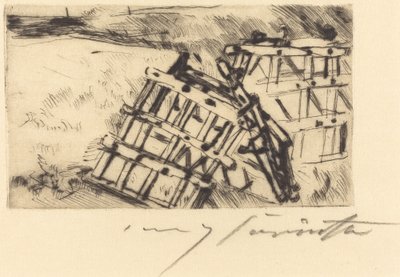 Æggeharve, 1916. af Lovis Corinth