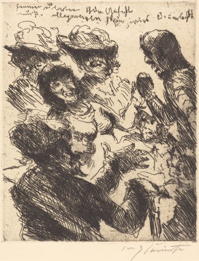 En hores smukke ansigt skal være lige så universelt som sollys..., 1923. af Lovis Corinth