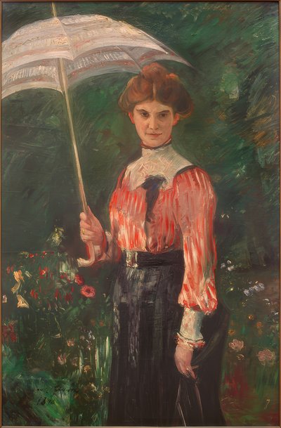 Fru Halbe af Lovis Corinth