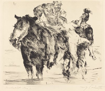 kvinde røver (voldtægt) af Lovis Corinth