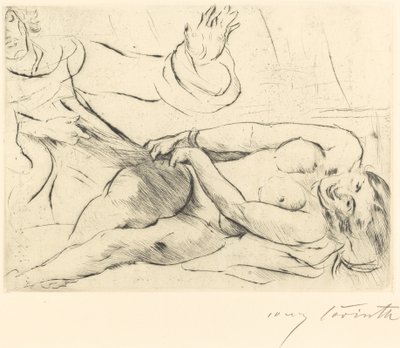 Josef og Potifars kone II Joseph og Potifars kone II, 1915. af Lovis Corinth