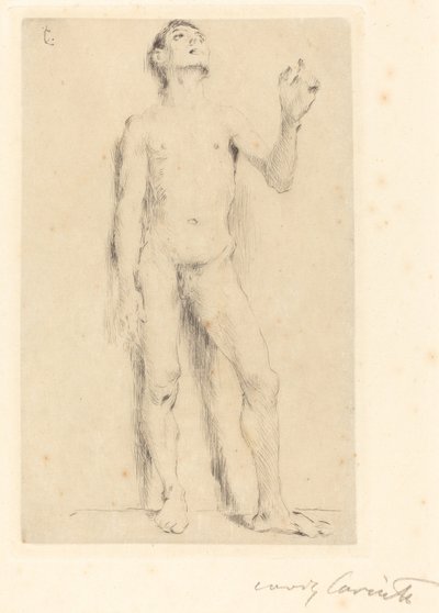 Nøgen ung mand nøgen, 1905. af Lovis Corinth