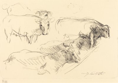 køer af Lovis Corinth
