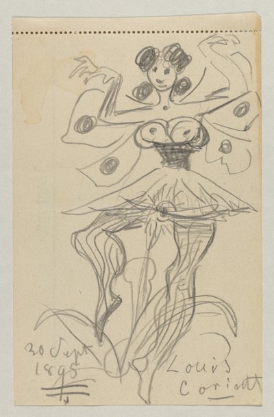 Lovis Corinth en Carl Strathmann af Lovis Corinth