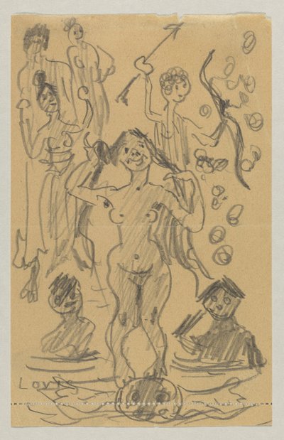 Lovis Corinth og Carl Strathmann af Lovis Corinth