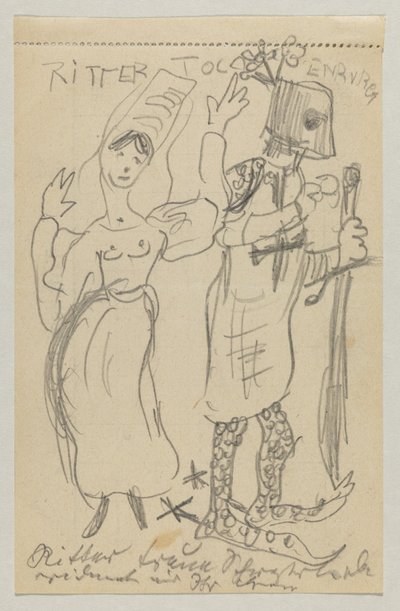 Lovis Corinth og Carl Strathmann af Lovis Corinth
