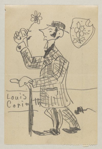 Lovis Corinth og Carl Strathmann af Lovis Corinth