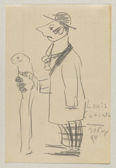 Lovis Corinth og Carl Strathmann af Lovis Corinth