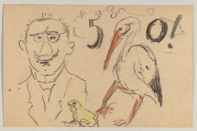Lovis Corinth til Carl Strathmann: postkort, poststemplet 11. september 1916 af Lovis Corinth
