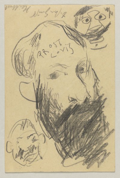 Lovis Corinth til Carl Strathmann: postkort, poststemplet 12. december 1902 af Lovis Corinth