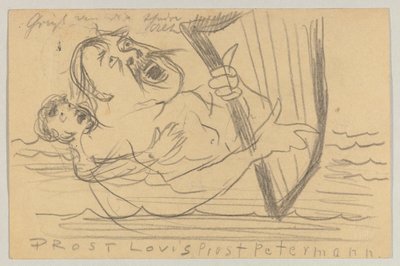 Lovis Corinth til Carl Strathmann: postkort, poststemplet 18. juli 1903 af Lovis Corinth