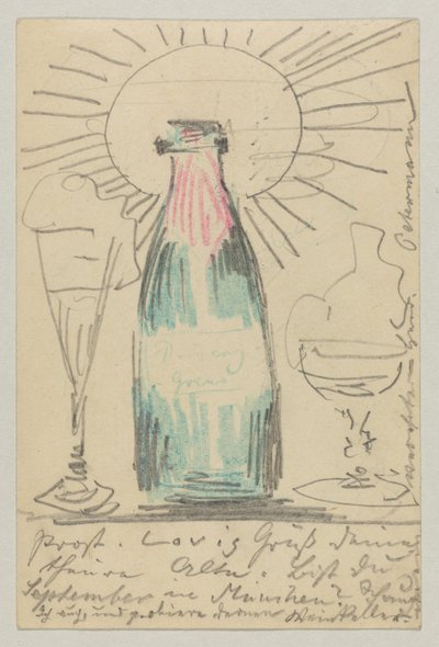 Lovis Corinth til Carl Strathmann: postkort, poststemplet 21. juli 1902 af Lovis Corinth