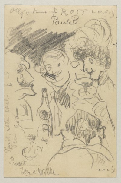 Lovis Corinth til Carl Strathmann: postkort, poststemplet 23. september 1905 af Lovis Corinth