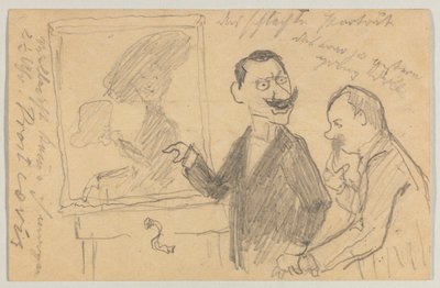 Lovis Corinth til Carl Strathmann: postkort, poststemplet 27. maj 1901 af Lovis Corinth