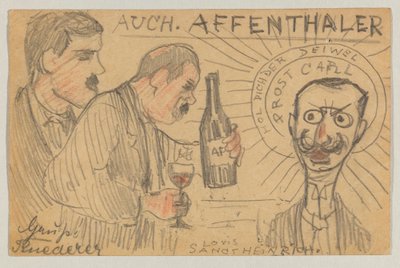 Lovis Corinth til Carl Strathmann: postkort, poststemplet 28. september 1896 af Lovis Corinth