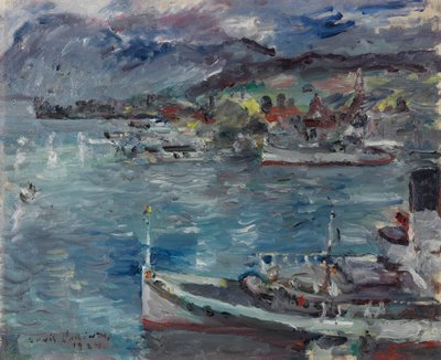 Luzern-søen om formiddagen af Lovis Corinth