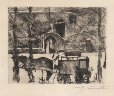 Mælkevogn af Lovis Corinth