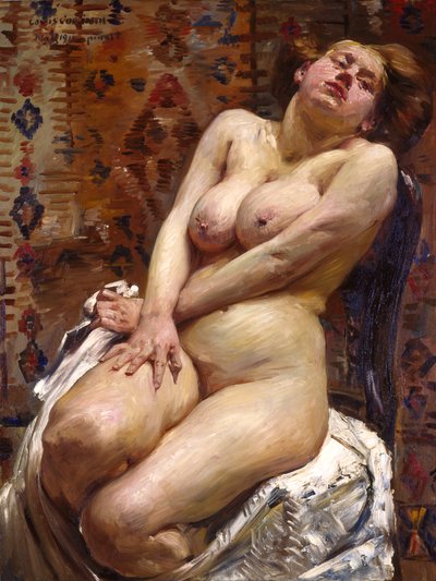 Nana, nøgen kvinde af Lovis Corinth
