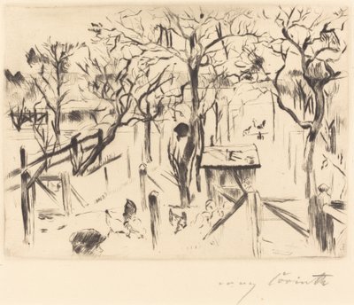 Frugthave i efteråret af Lovis Corinth
