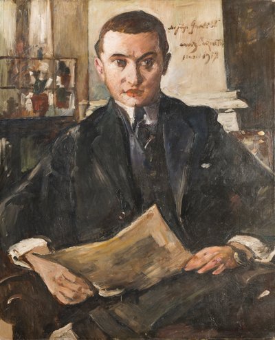 Portræt af Wolfgang Gurlitt, 1917. af Lovis Corinth