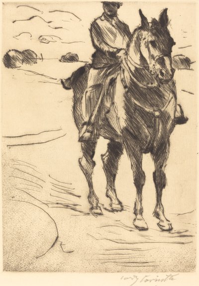 Reiter II Rytter II, 1916. af Lovis Corinth