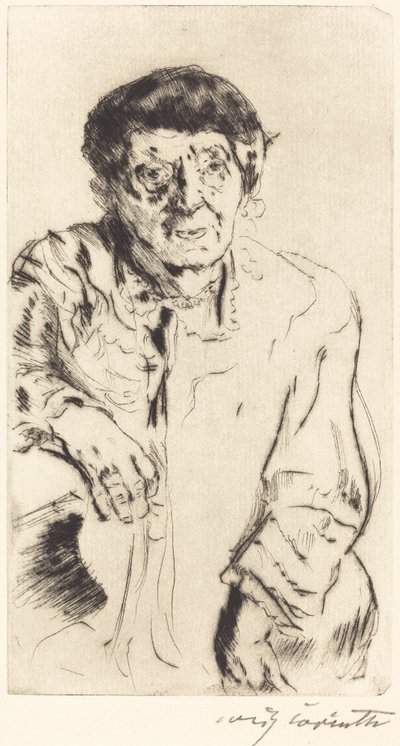 svigermor af Lovis Corinth