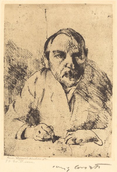Selvportræt (selvportræt) af Lovis Corinth
