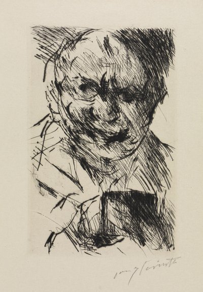 Selvportræt 1923 af Lovis Corinth