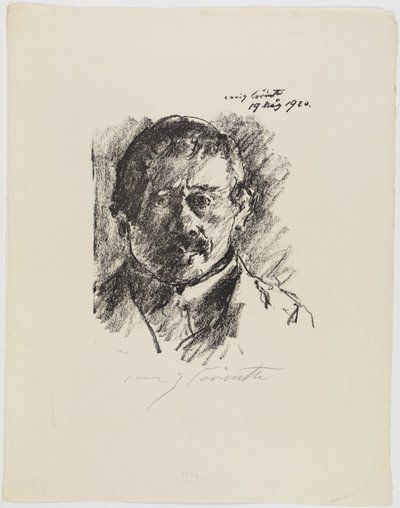 Selvportræt, 19. marts 1920 af Lovis Corinth